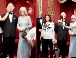İklim aktivistlerinin son kurbanı Kral Charles oldu! Bir anda pasta fırlattılar